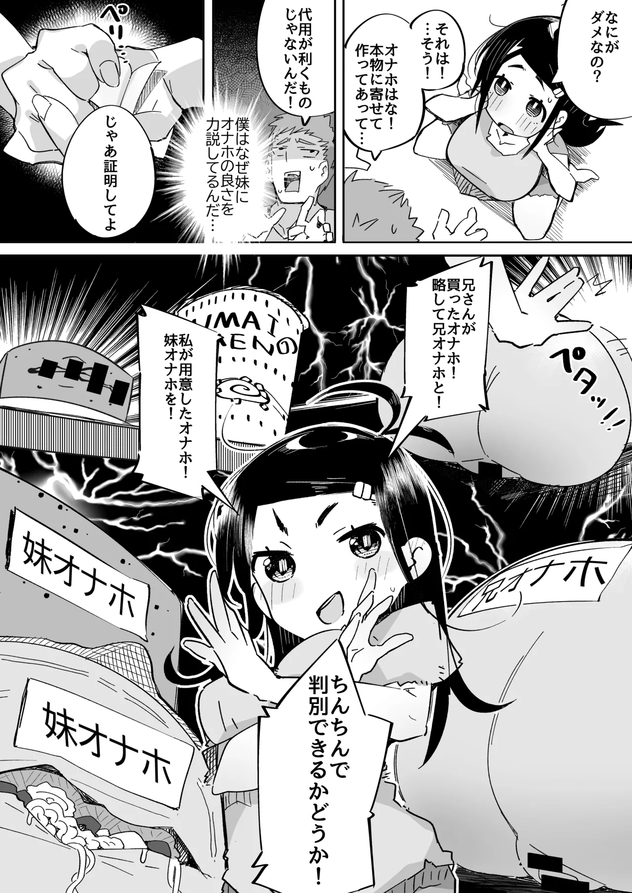 僕は、妹の誘惑に耐え切れずオナホということにしてセックスをする。 Page.21