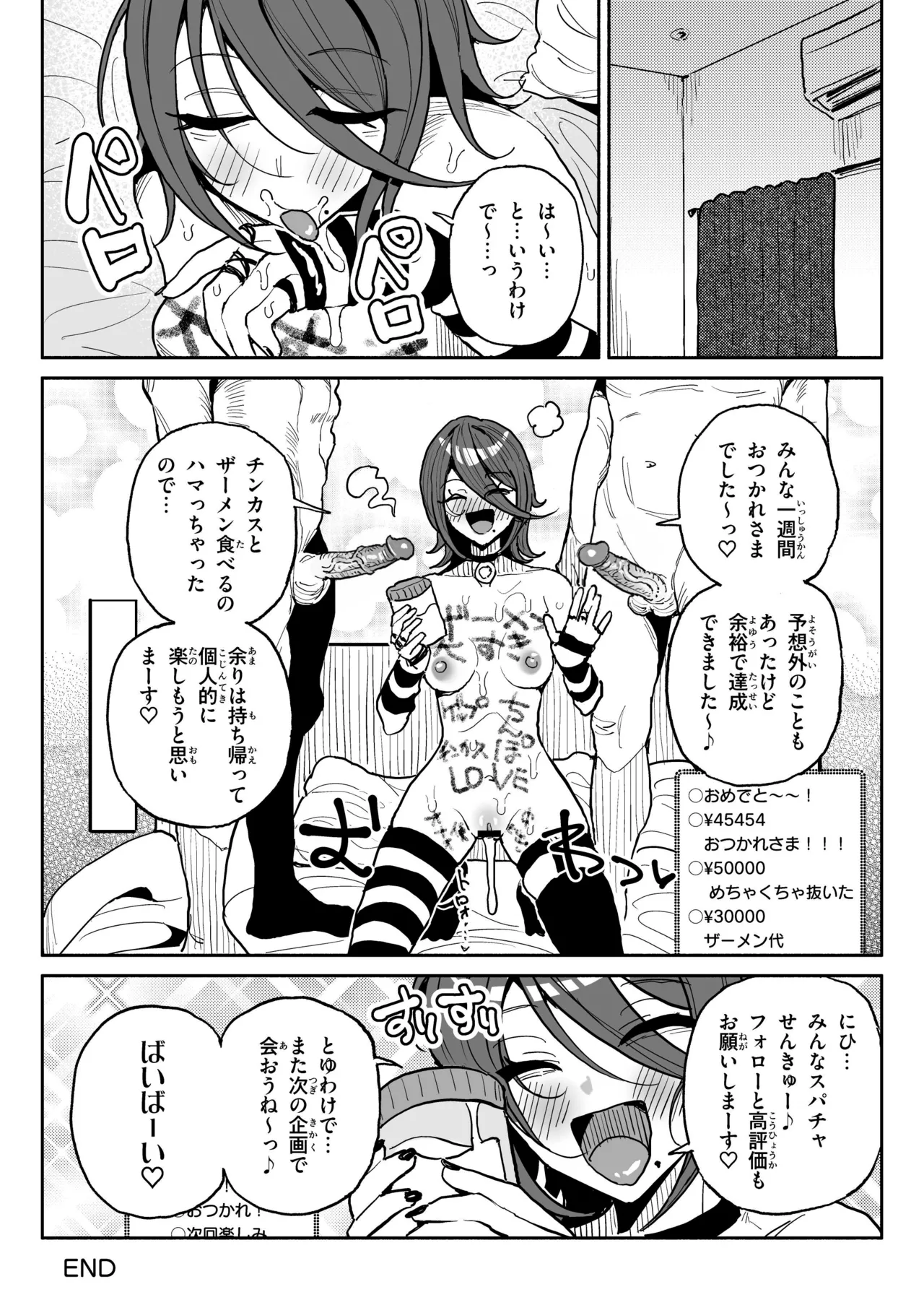 ちん嗅ぎ系配信者一週間チンカスザーメン生活 Page.34