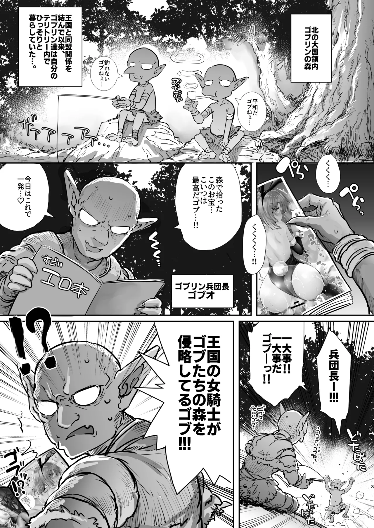 誇り高き女騎士オーシェンをゴブる本 Page.3