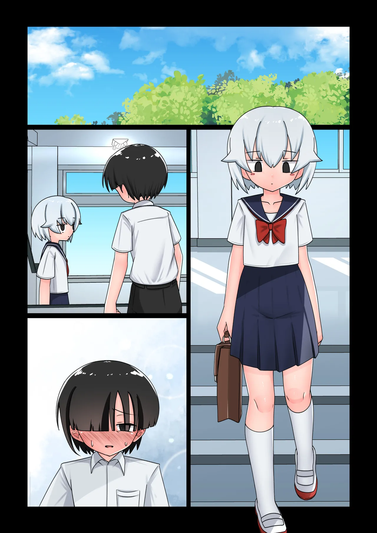 催眠にかかったフリしてエッチさせてくれる無口な同級生 Page.34