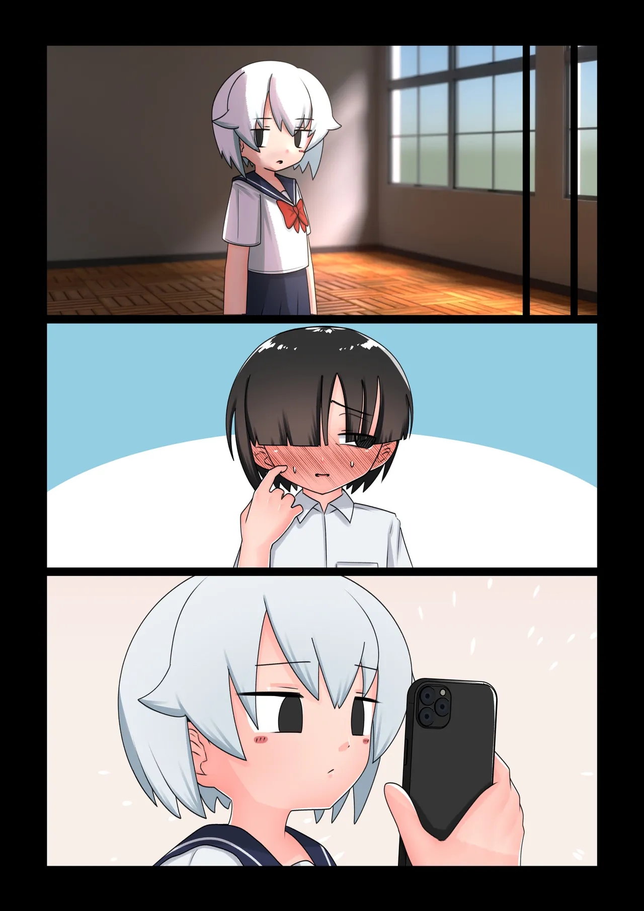 催眠にかかったフリしてエッチさせてくれる無口な同級生 Page.35