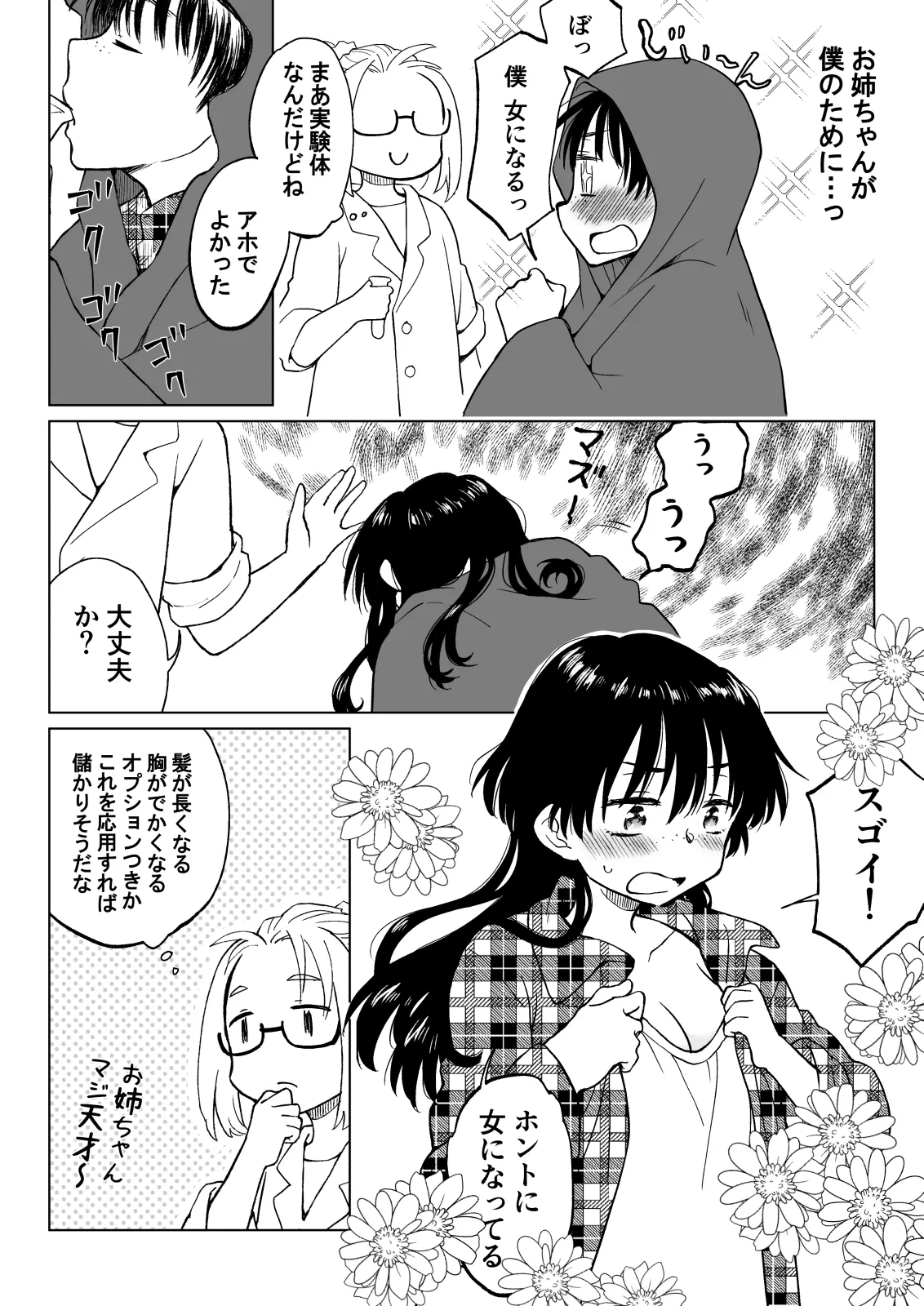 こんな僕が女になってもモテないよね…? Page.4