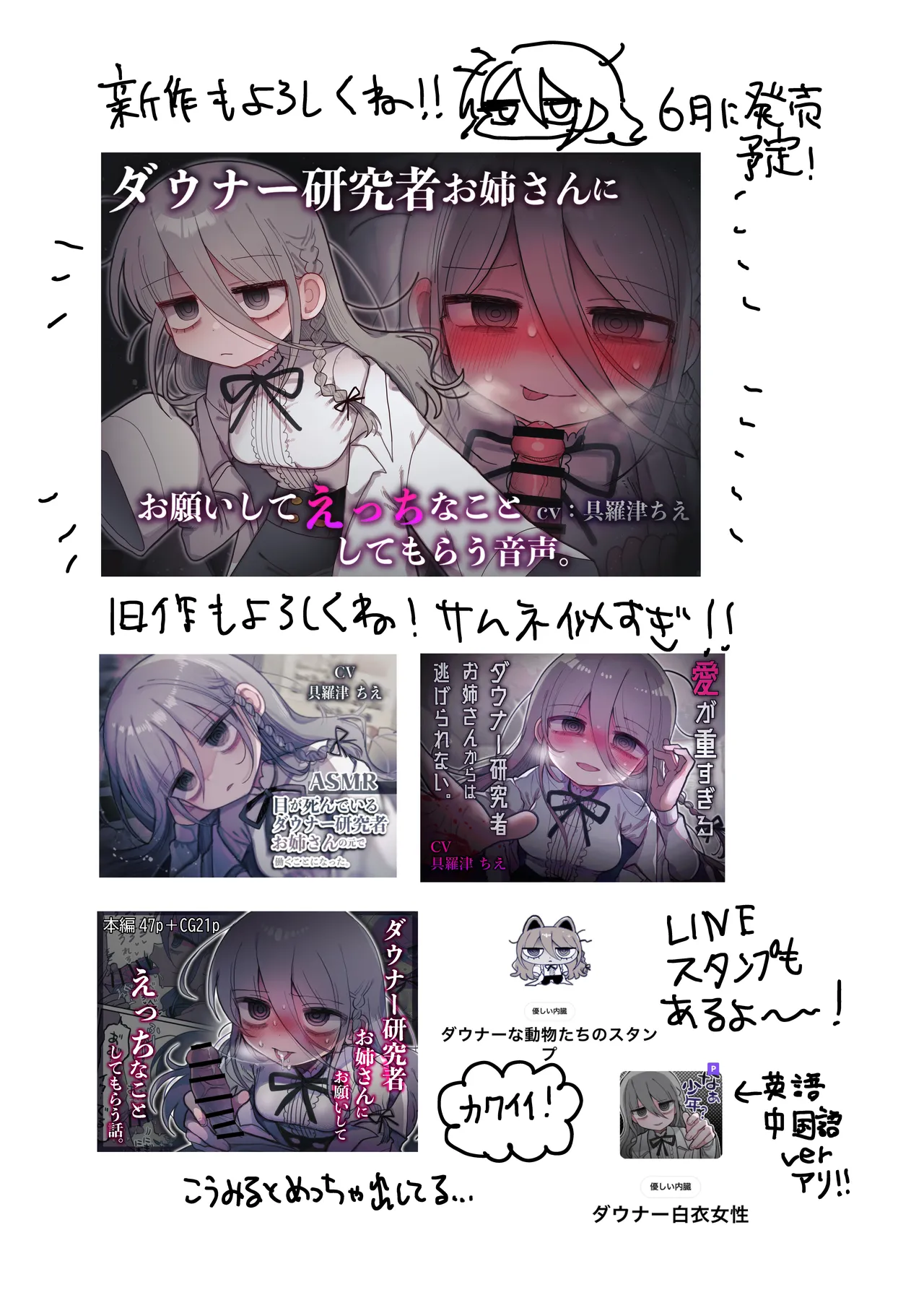 ダウナー研究者お姉さんと助手のHを覗き見してしまった話。 Page.76