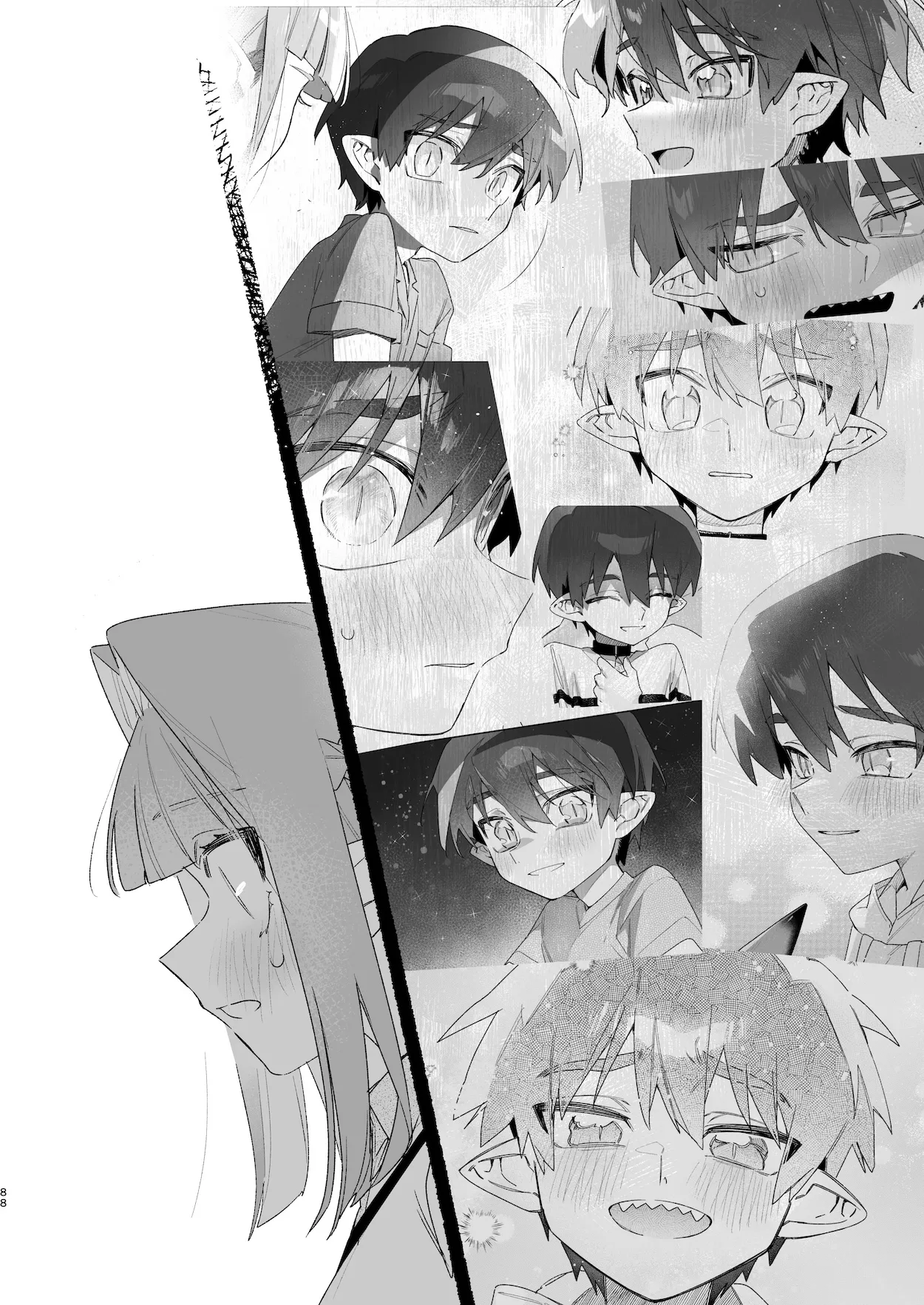 ♂が受け。ワニちゃん×サメくん前編 Page.89