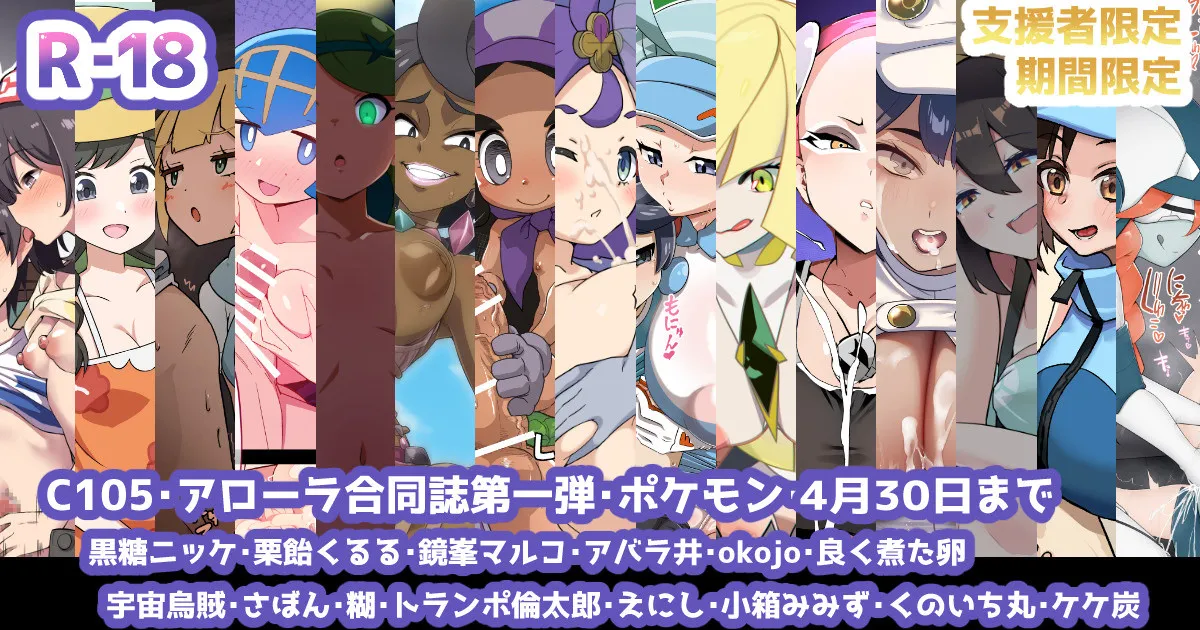 アローラ地方トレーナー合同誌part1