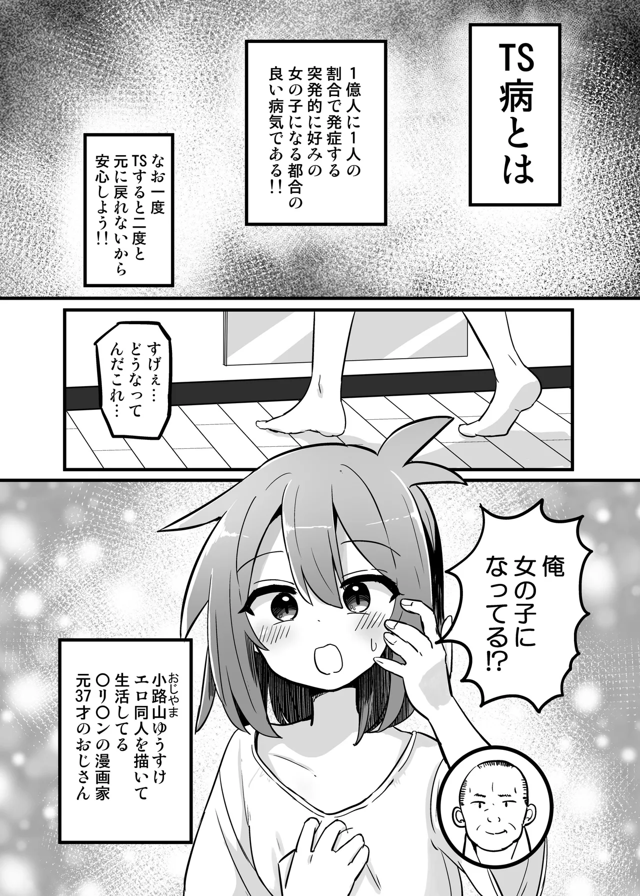 合法TSおじさんのえっちでみだらな性活 Page.2