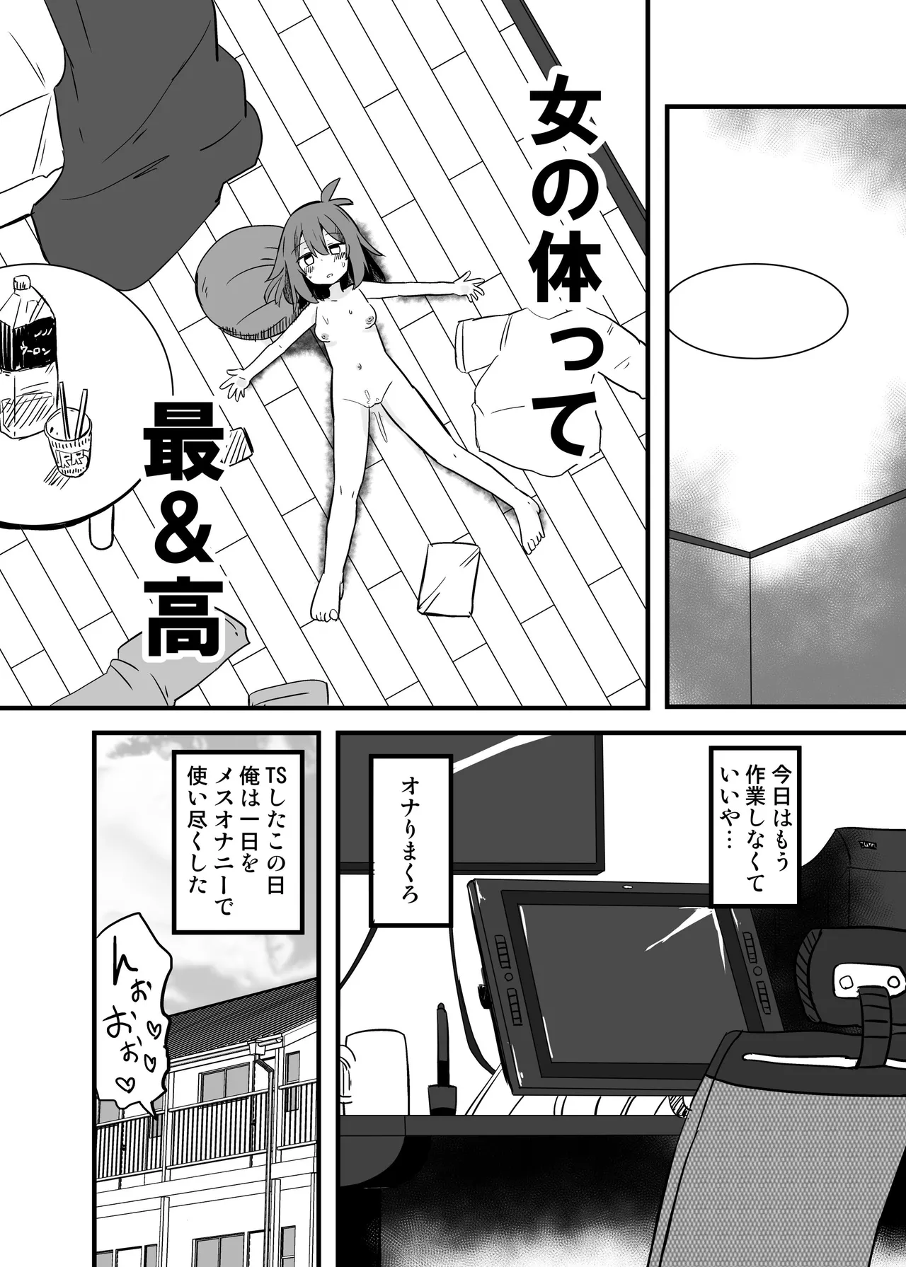 合法TSおじさんのえっちでみだらな性活 Page.8