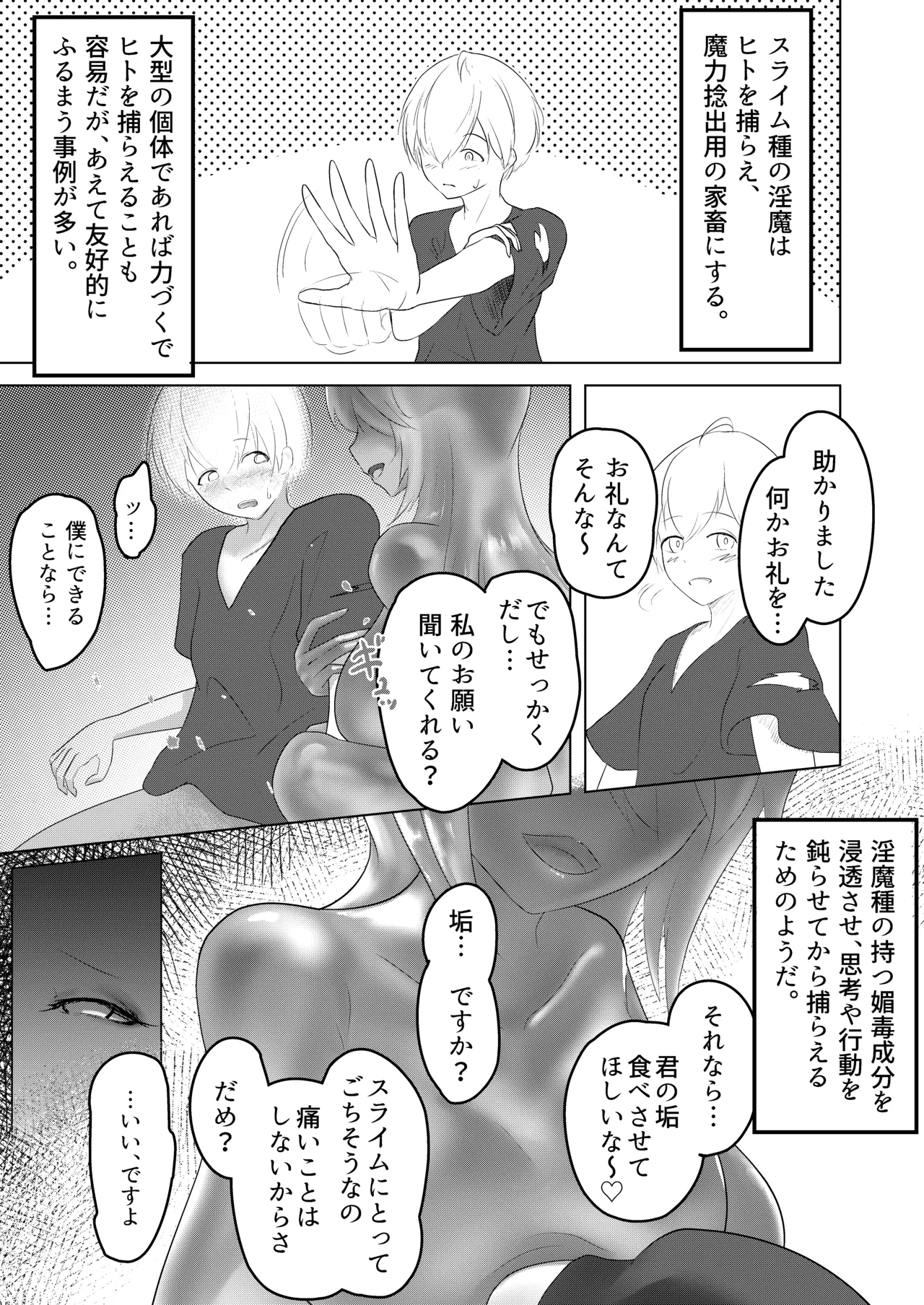 淫魔生態録 スライム娘編 Page.7
