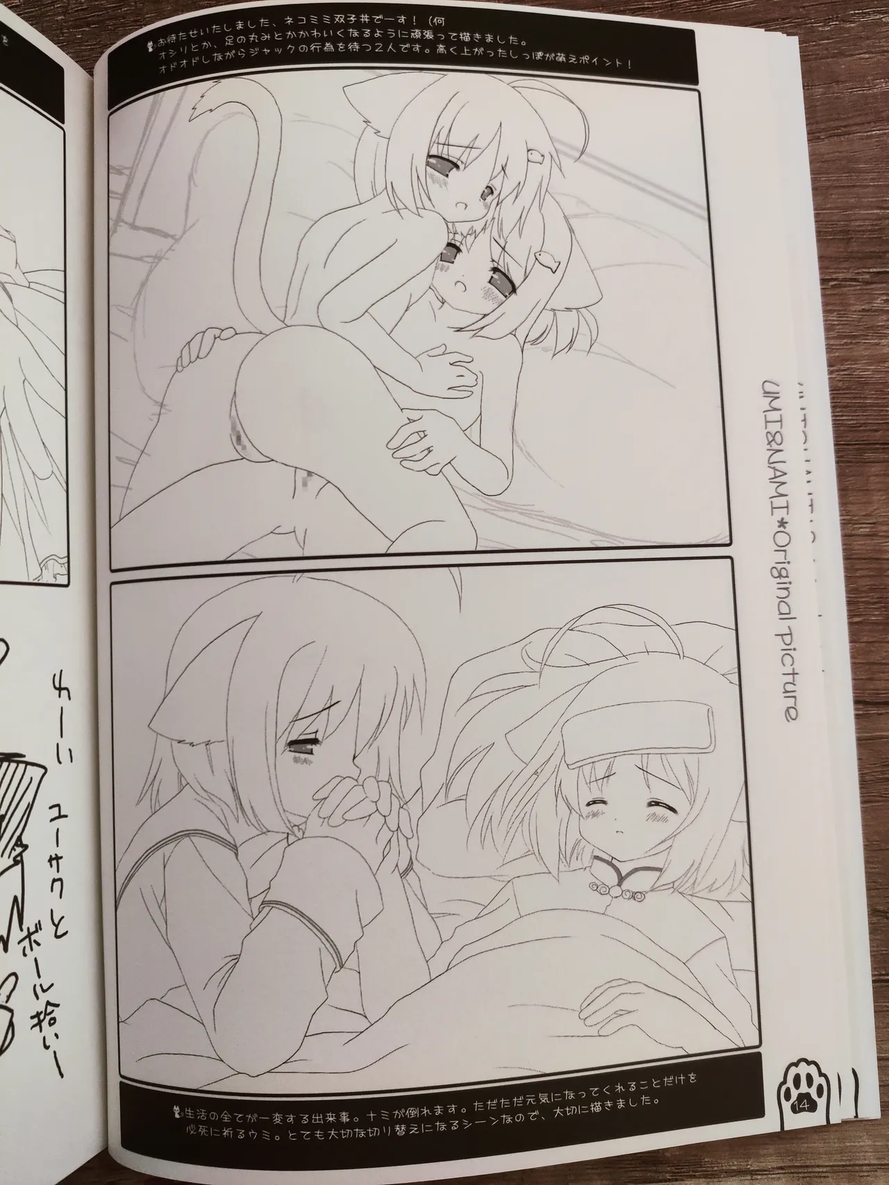 ネコっかわいがり! Original Picture And Rough Sketches Book Page.13