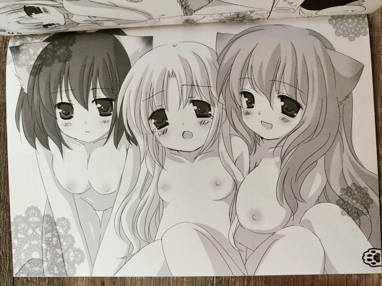 ネコっかわいがり! Original Picture And Rough Sketches Book Page.38