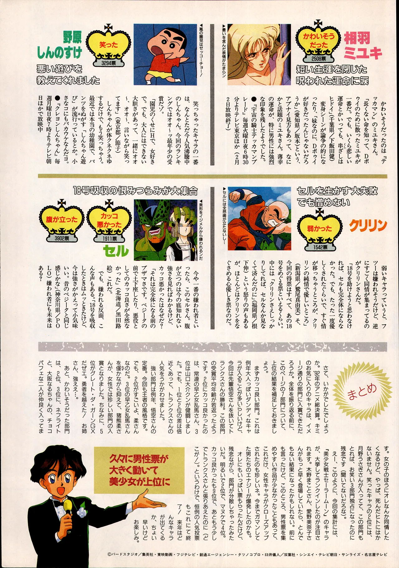 アニメディア 1993年2月号 Page.13