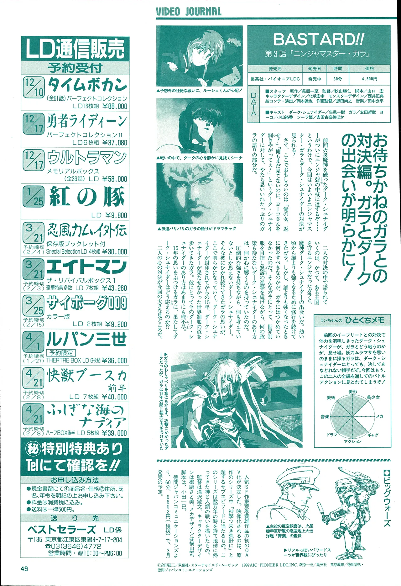アニメディア 1993年2月号 Page.39