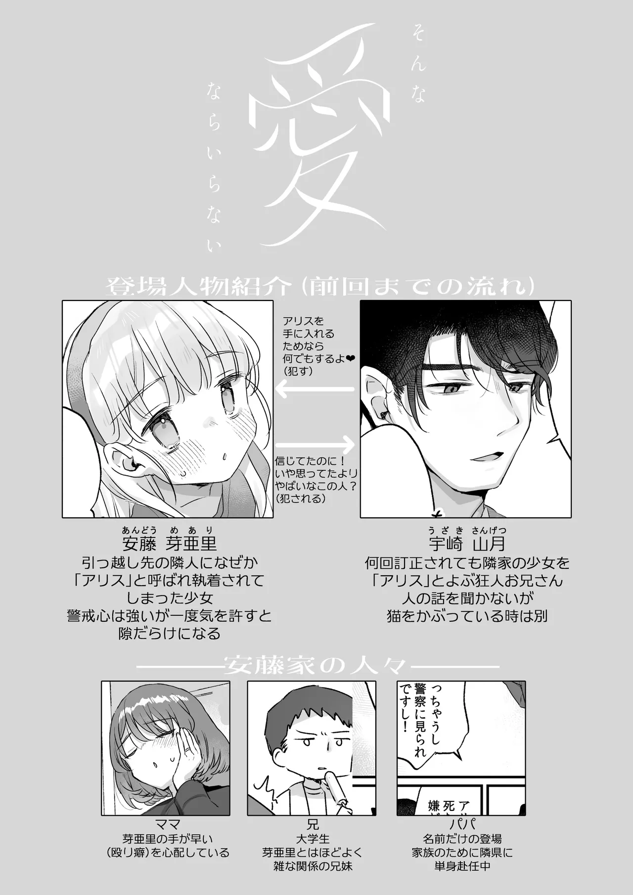 そんな愛ならいらない2～アリスなんかじゃないのに隣のお兄さんがアリスってよんできてなんか怖い～ Page.2