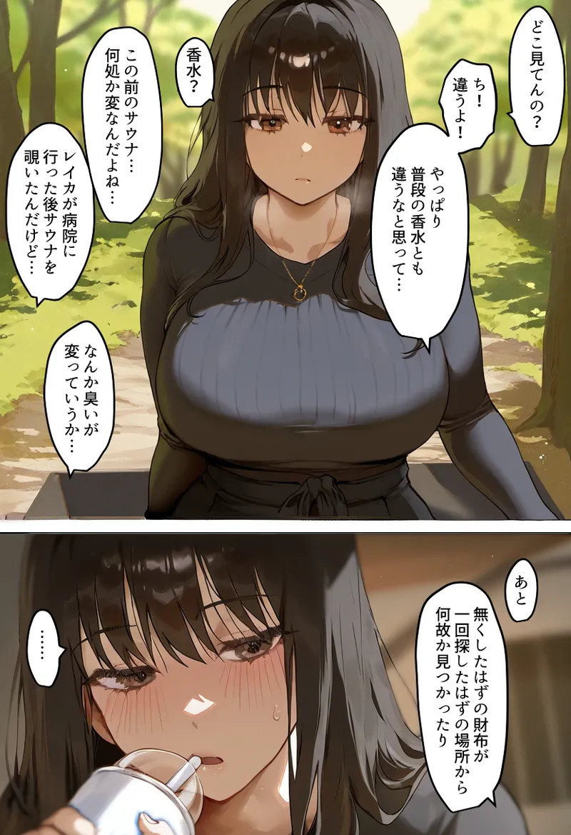 僕の爆乳学級委員長とお母さん（37）が友達の種付親父に寝取られ孕まされる話【寝取られ混浴サウナ】 Page.163