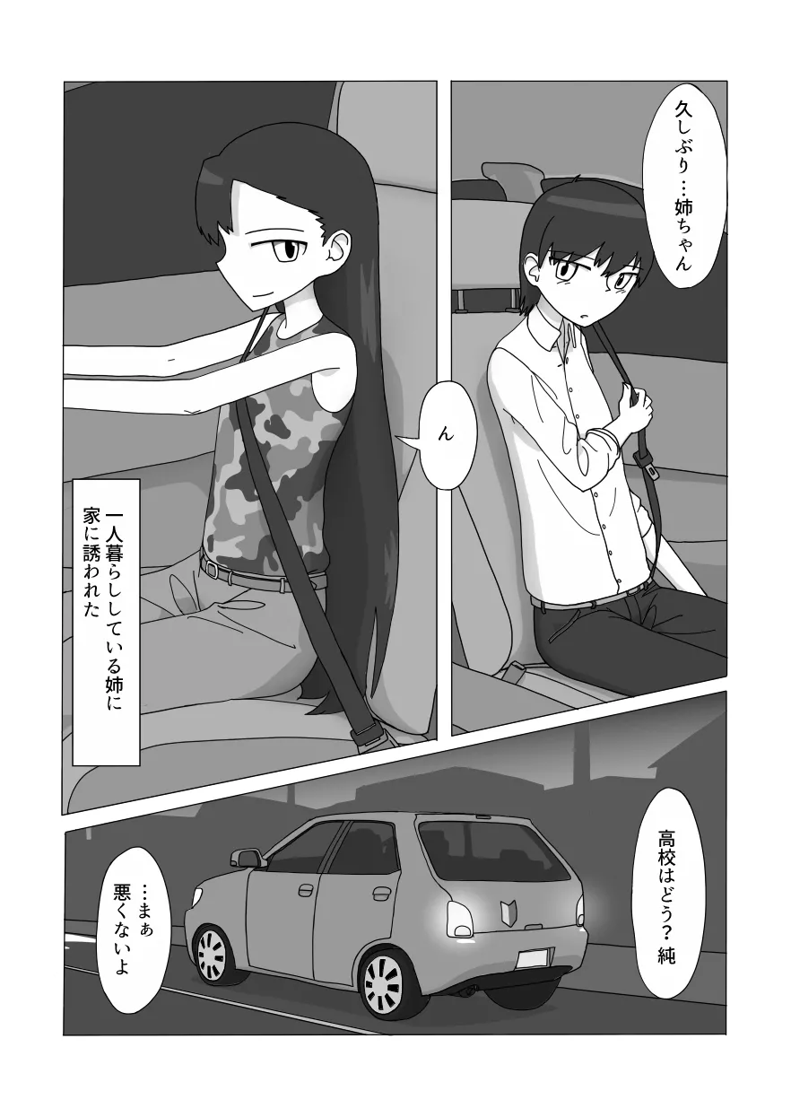 大好きなお姉ちゃんに見抜きさせてもらう漫画 Page.2
