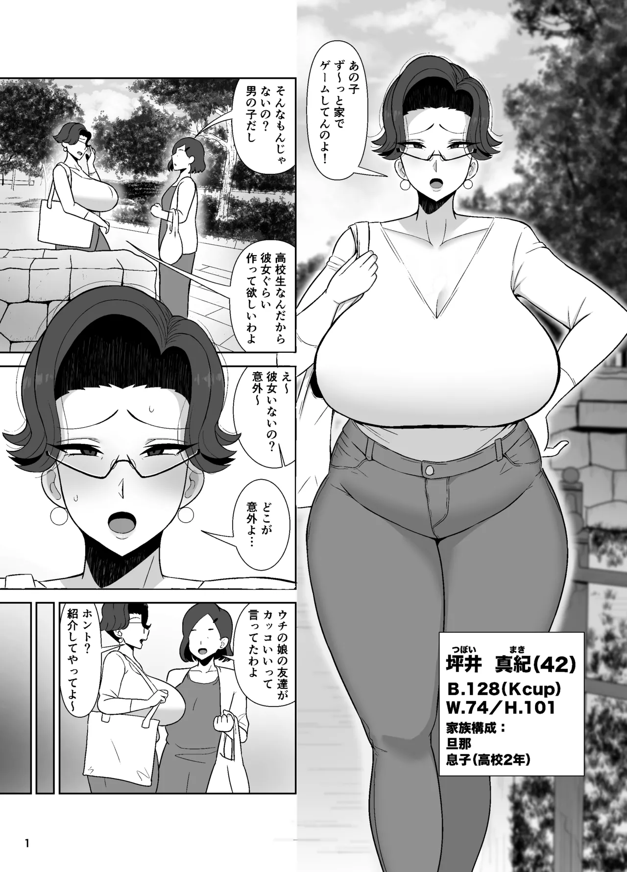 坪井真紀（42）は2分後息子と親子でセックスをする Page.2