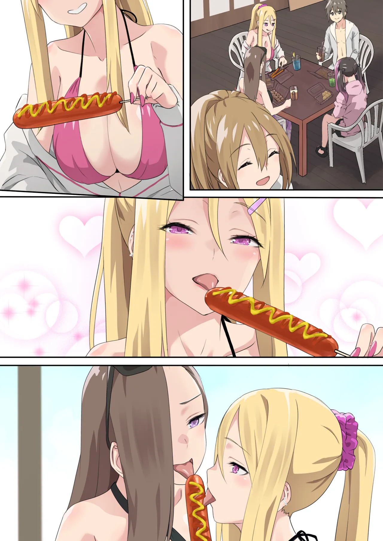 ぎゃるキャンv～ヤリサーの美女3人とエロ目的で海へ行く話～ Page.100