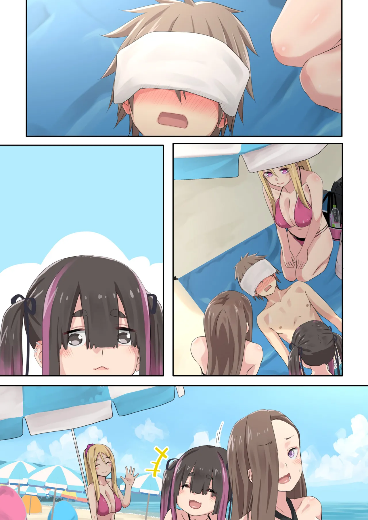 ぎゃるキャンv～ヤリサーの美女3人とエロ目的で海へ行く話～ Page.119