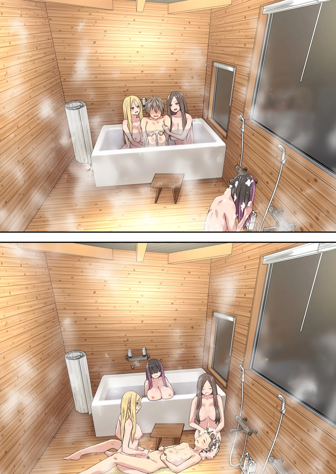 ぎゃるキャンv～ヤリサーの美女3人とエロ目的で海へ行く話～ Page.129