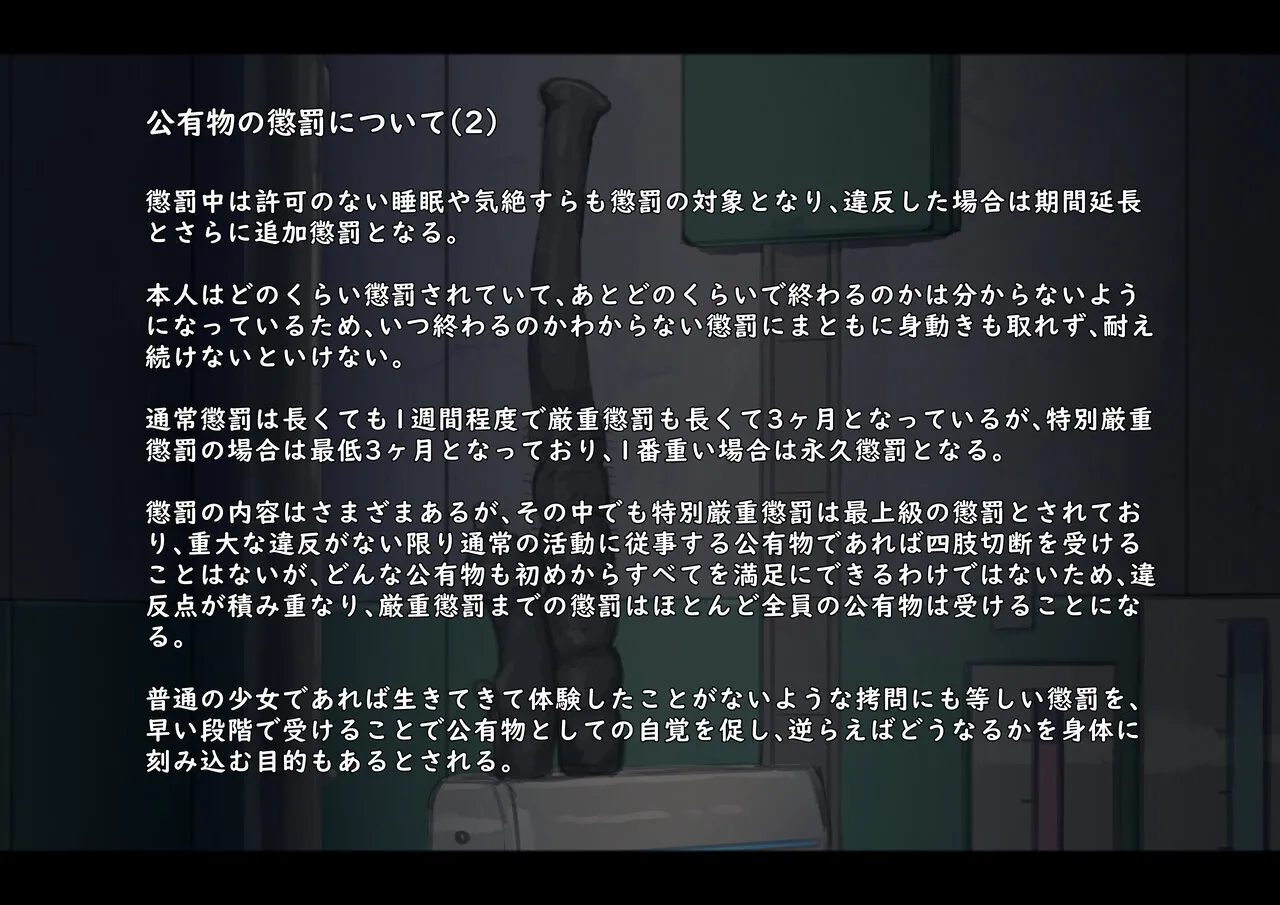公有物少女3.5〜国から人権を剥奪され物として扱われる女の子の話〜特別厳重懲罰番外編 Page.46
