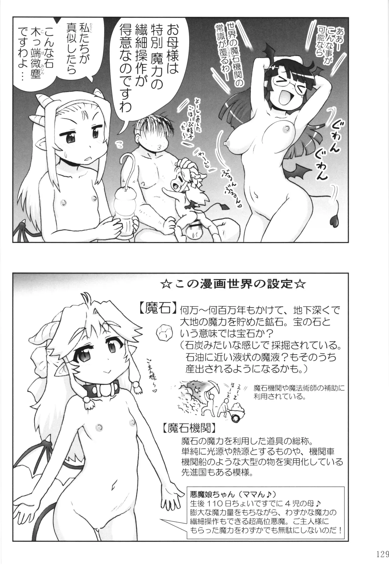 悪魔娘日誌 ～傷ついた悪魔娘を拾ってヤた男、やがて・・・～ Vol.3 Page.128