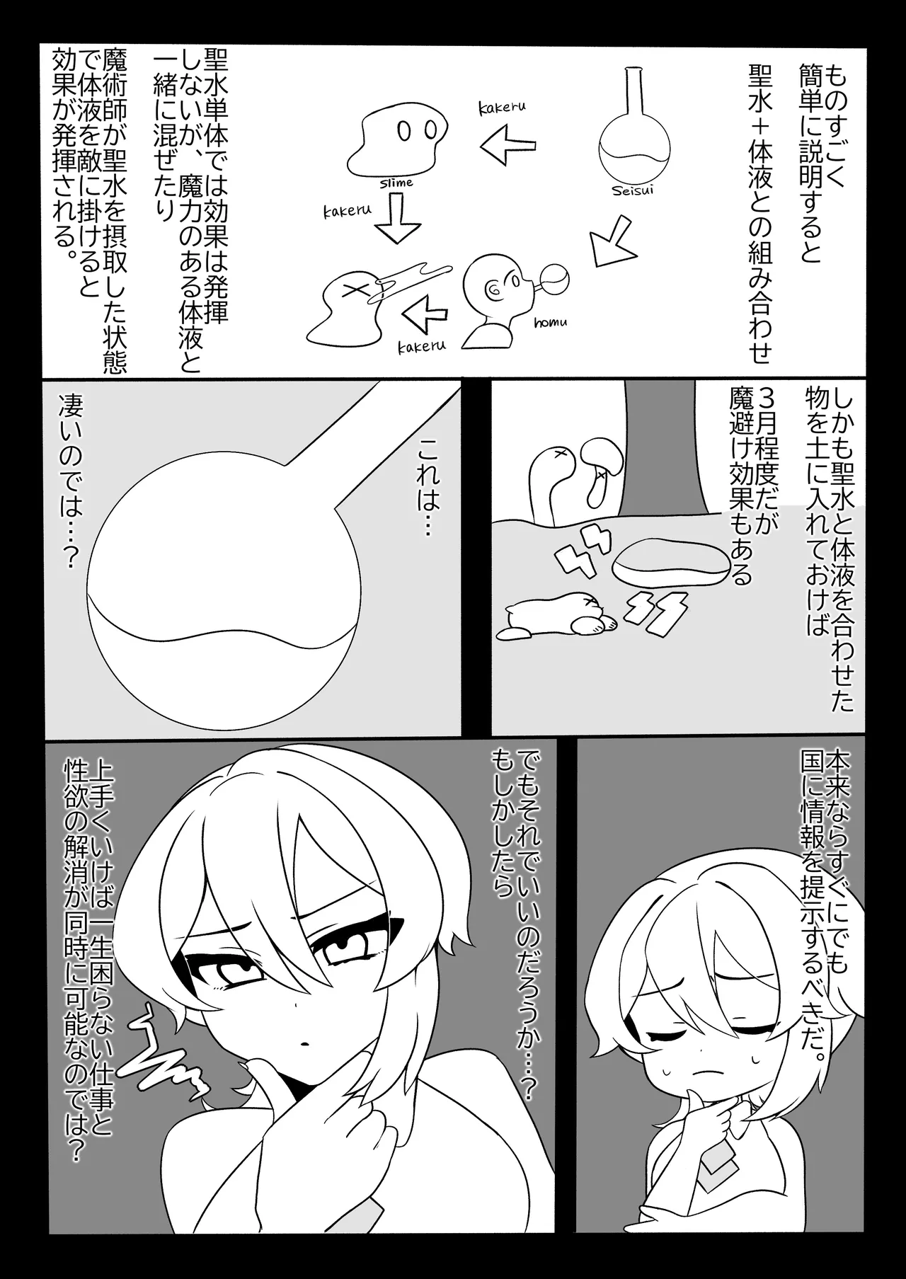 ふたなり金策～ふたなり魔術師さん自作の聖水でヤりたい放題～ Page.14