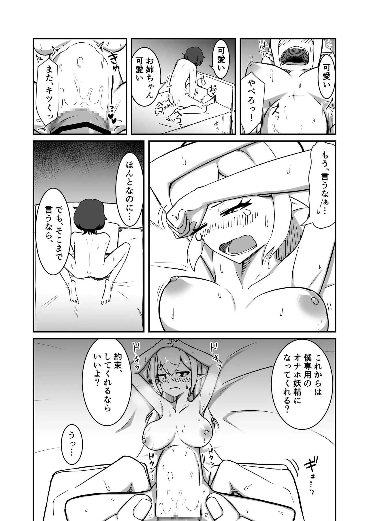 フェアリー族のお姉ちゃんは僕の専用オナホ妖精 Page.41