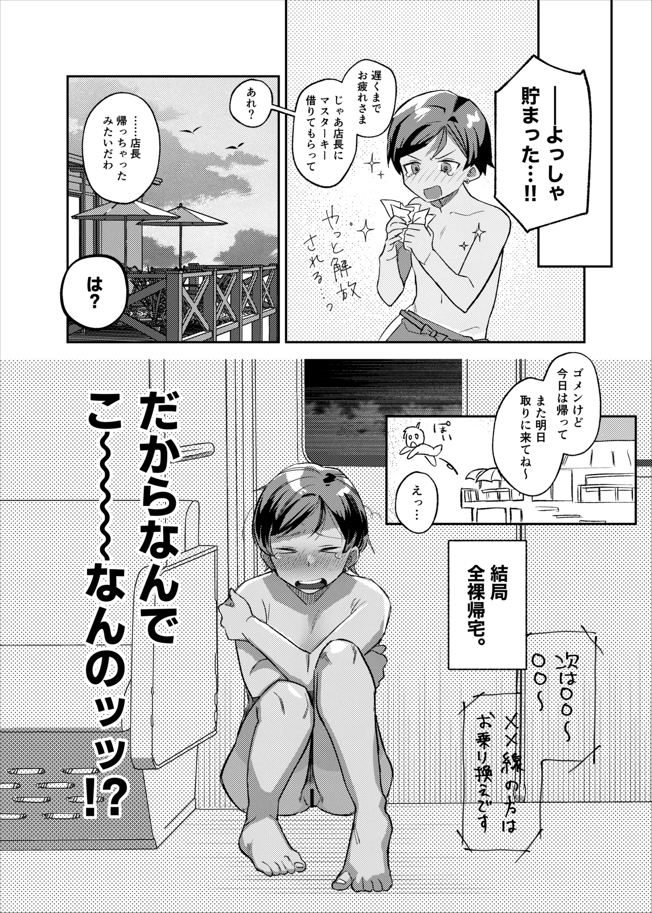 男水着チャレンジ 1-3 Page.9