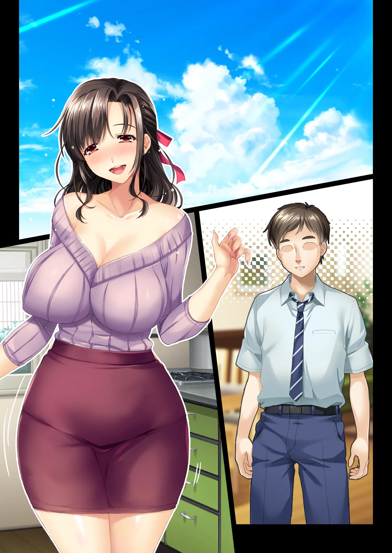 田舎の家族はヒマなので巨乳妻は朝から晩まで汗だくセックス Page.115