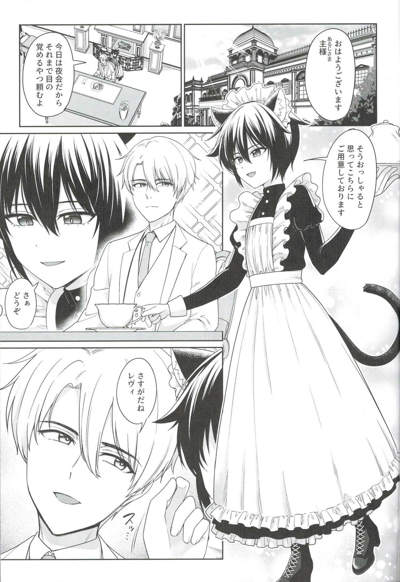 猫耳少年メイドの愛するヒメゴト Page.2