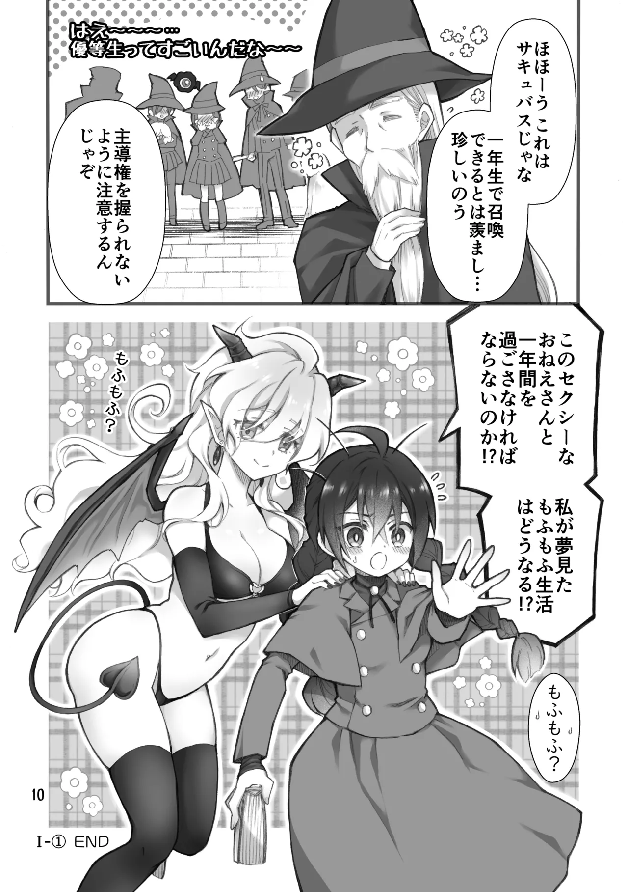 召喚魔はふたなりサキュバスでした。I Page.8