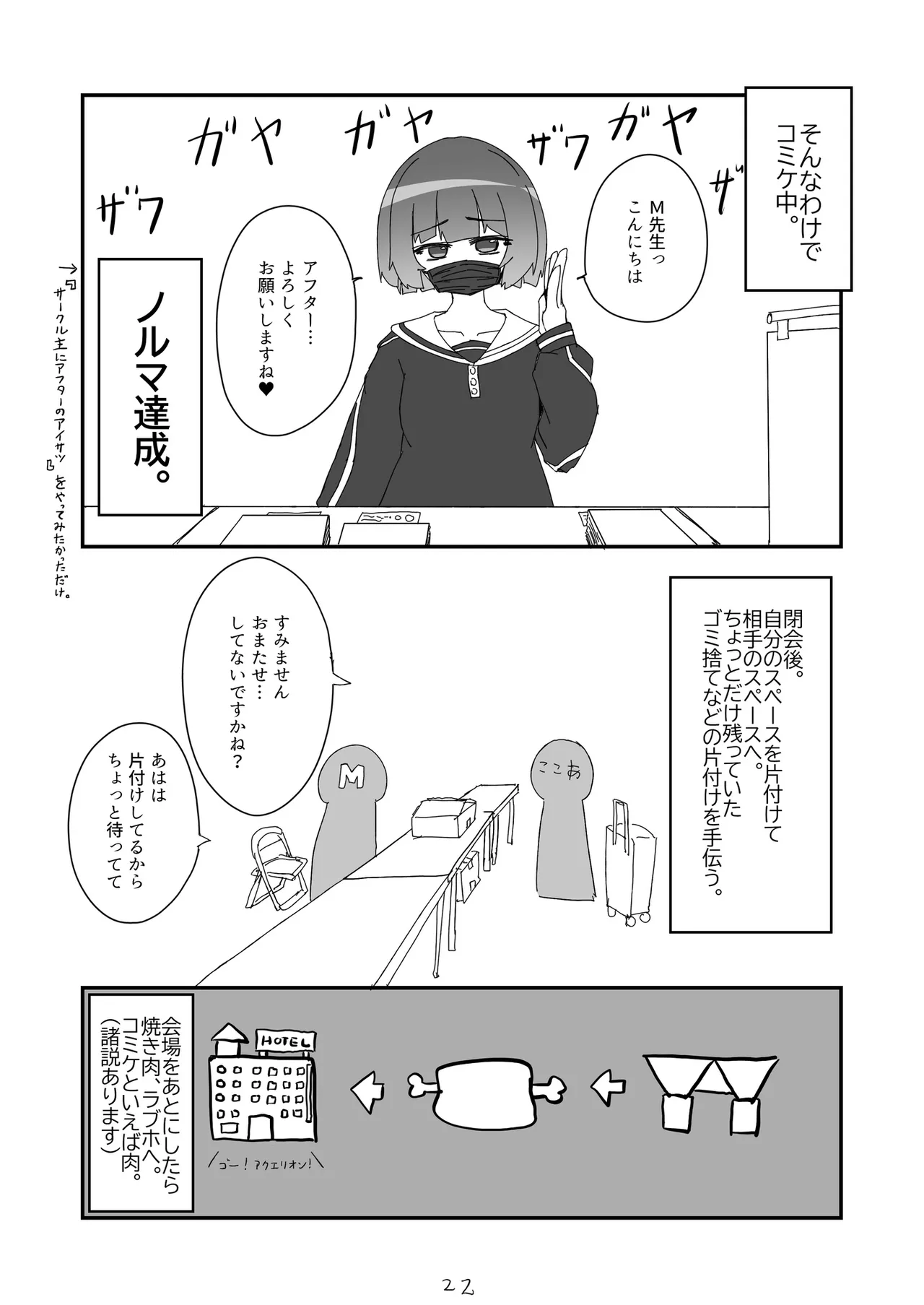 ノンケだったはずの女装コスプレイヤーが男性に誘われてオフパコする話。 Page.23